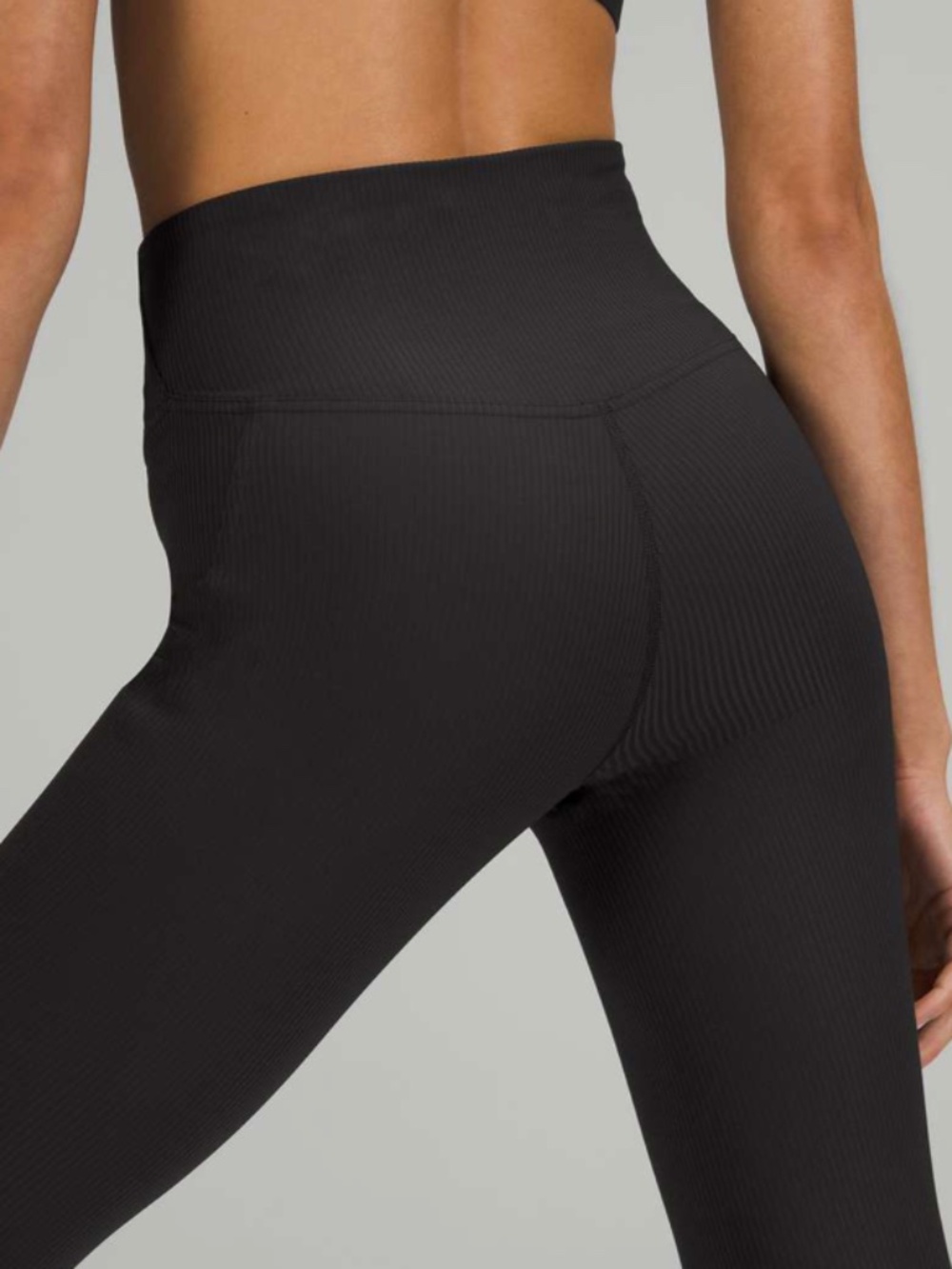 Lulu Lemon Base Pace High Rise Pant Ribbed 23" - Picture 4 of 9